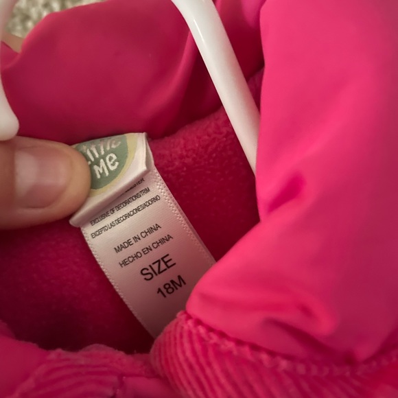 Pink Quilted Peacoat - Picture 3 of 4